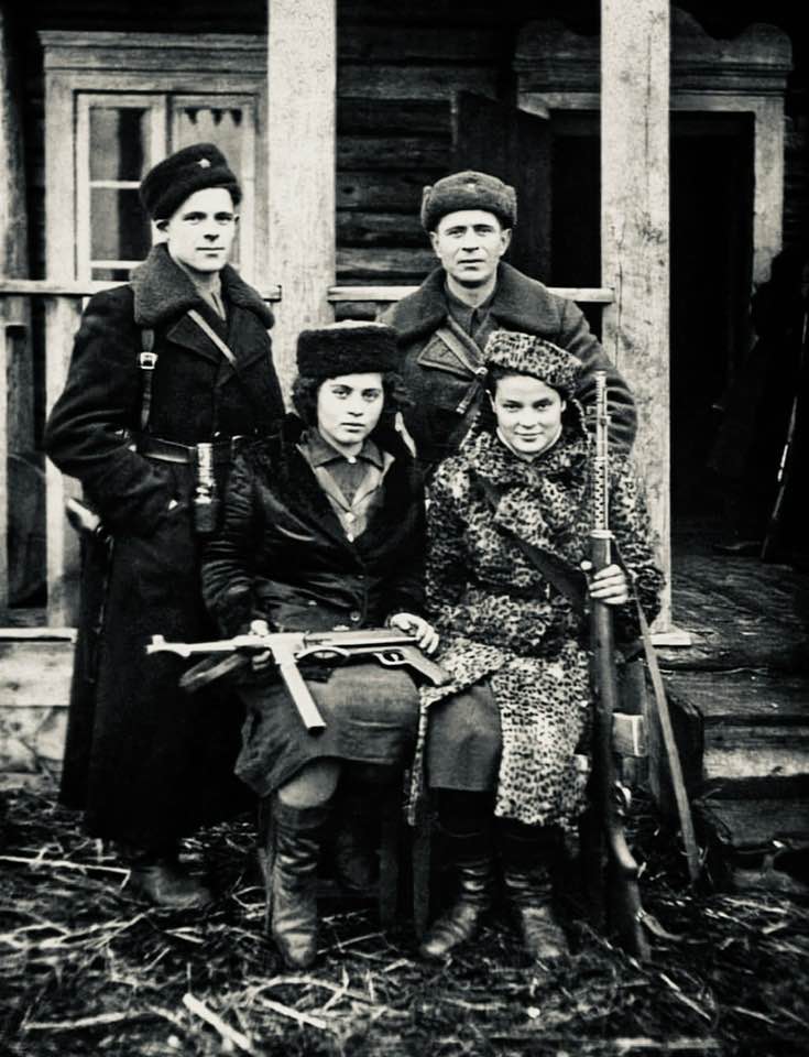 Faye Schulman with Partisan Group